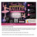 A promotional thank-you graphic for New Day Printers featuring ballet dancers, large text reading 'Thank You for Supporting Our Ballet!,' shopping callouts, a QR code, and the New Day Printers logo on a purple and pink stage-like background.