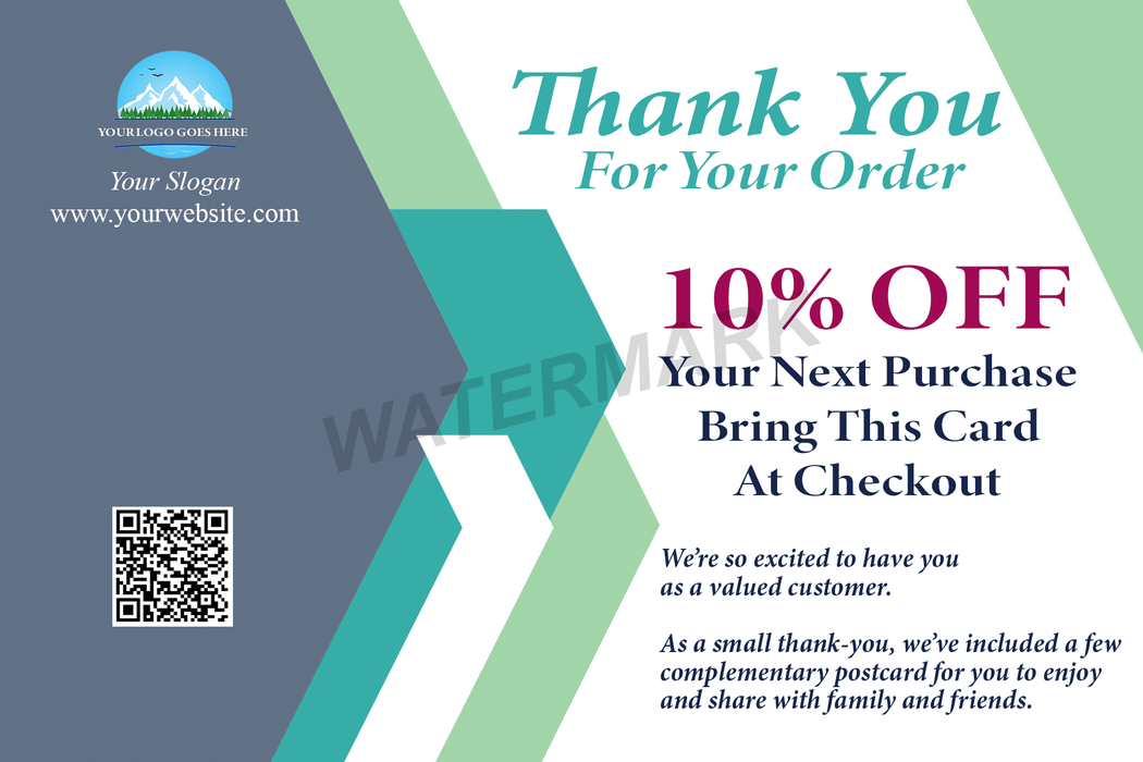 Business Repeat Customer Thank You Cards