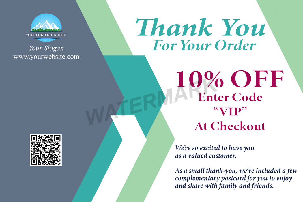 Business Repeat Customer Thank You Cards
