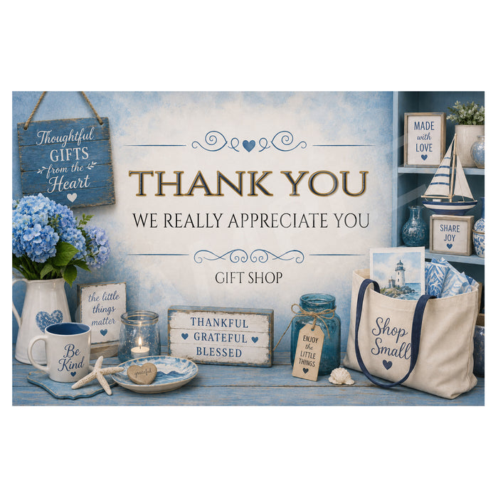 Gift Shop Thank You Cards