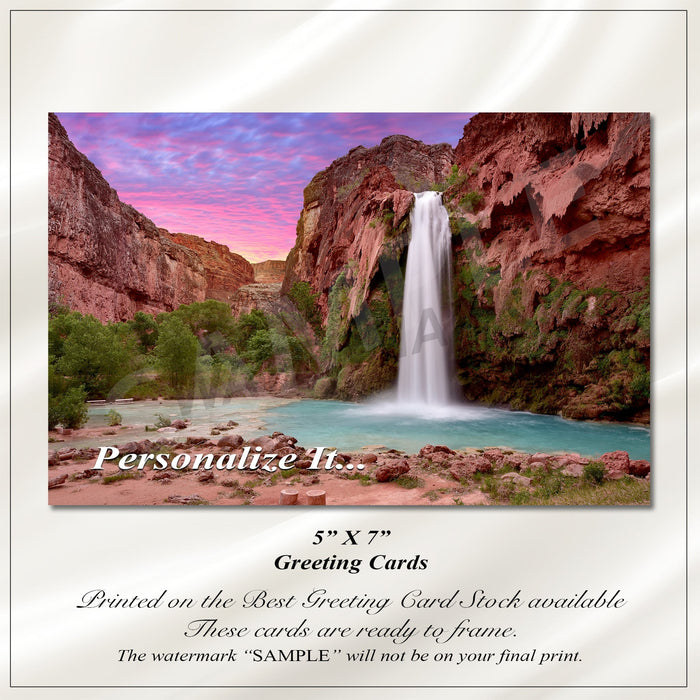 Havasu Falls Greeting Card
