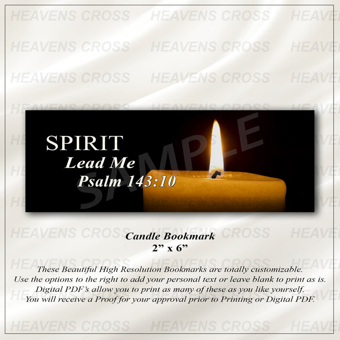 Candle Bookmark