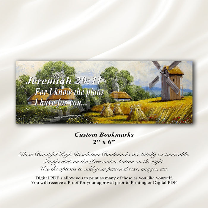 Ukrainian Village Bookmark