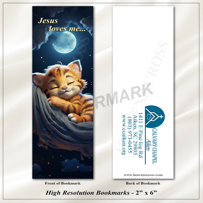 Sleepy Tiger Bookmark