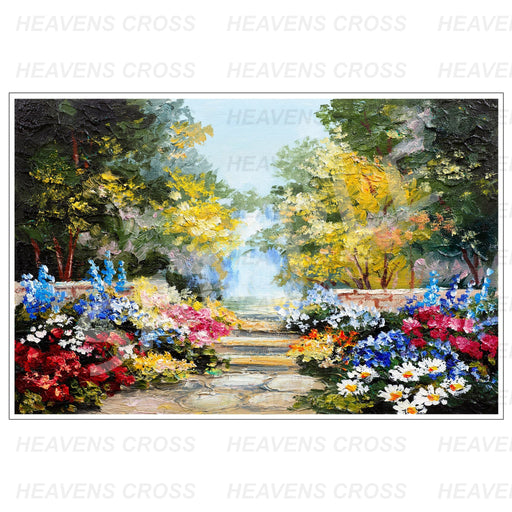 Landscape with Flowers