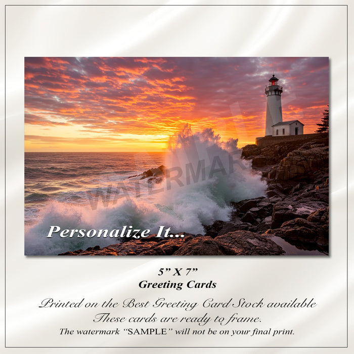 Lighthouse Greeting Card