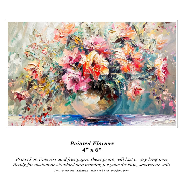 Painted Flowers Oil