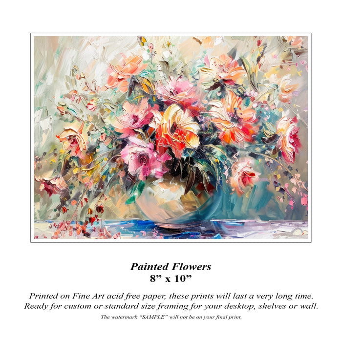 Painted Flowers Oil