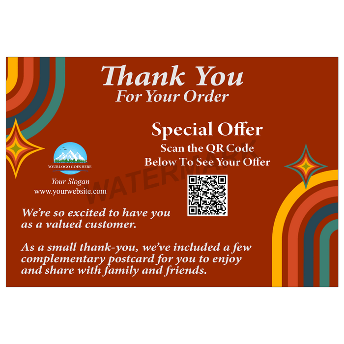 Thank you card