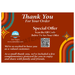 Thank you card