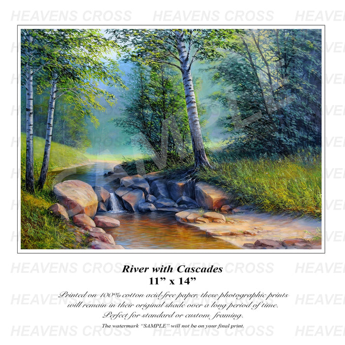 River Oil Painting