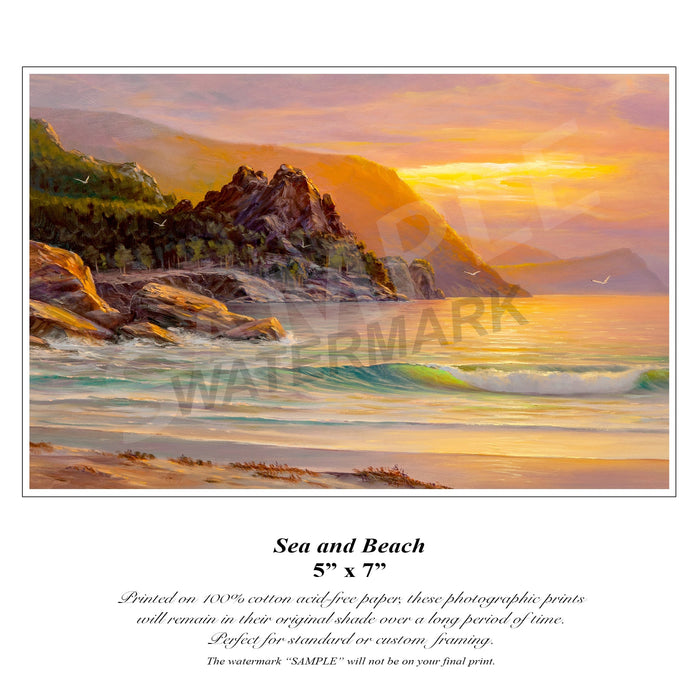 Beach Oil Painting