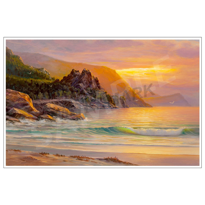 Beach Oil Painting