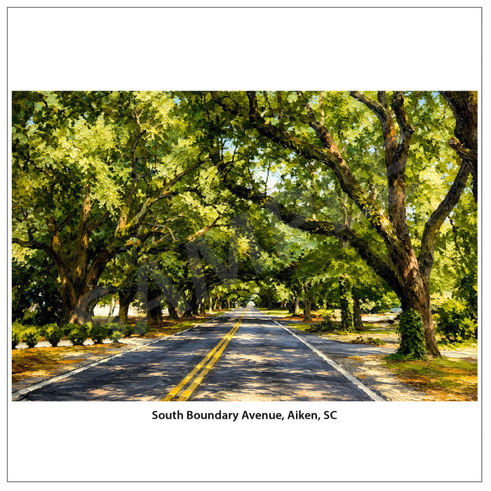 South Boundary Avenue – Fine art Print