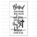 Blessed wall Decor Plaque