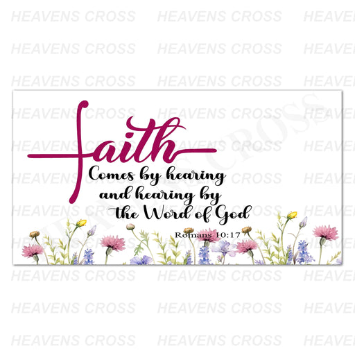 Faith comes by hearing